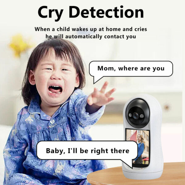 Smart Home Video Calling Two-way Talking Security Camera with 2.8” HD Screen - Image 5